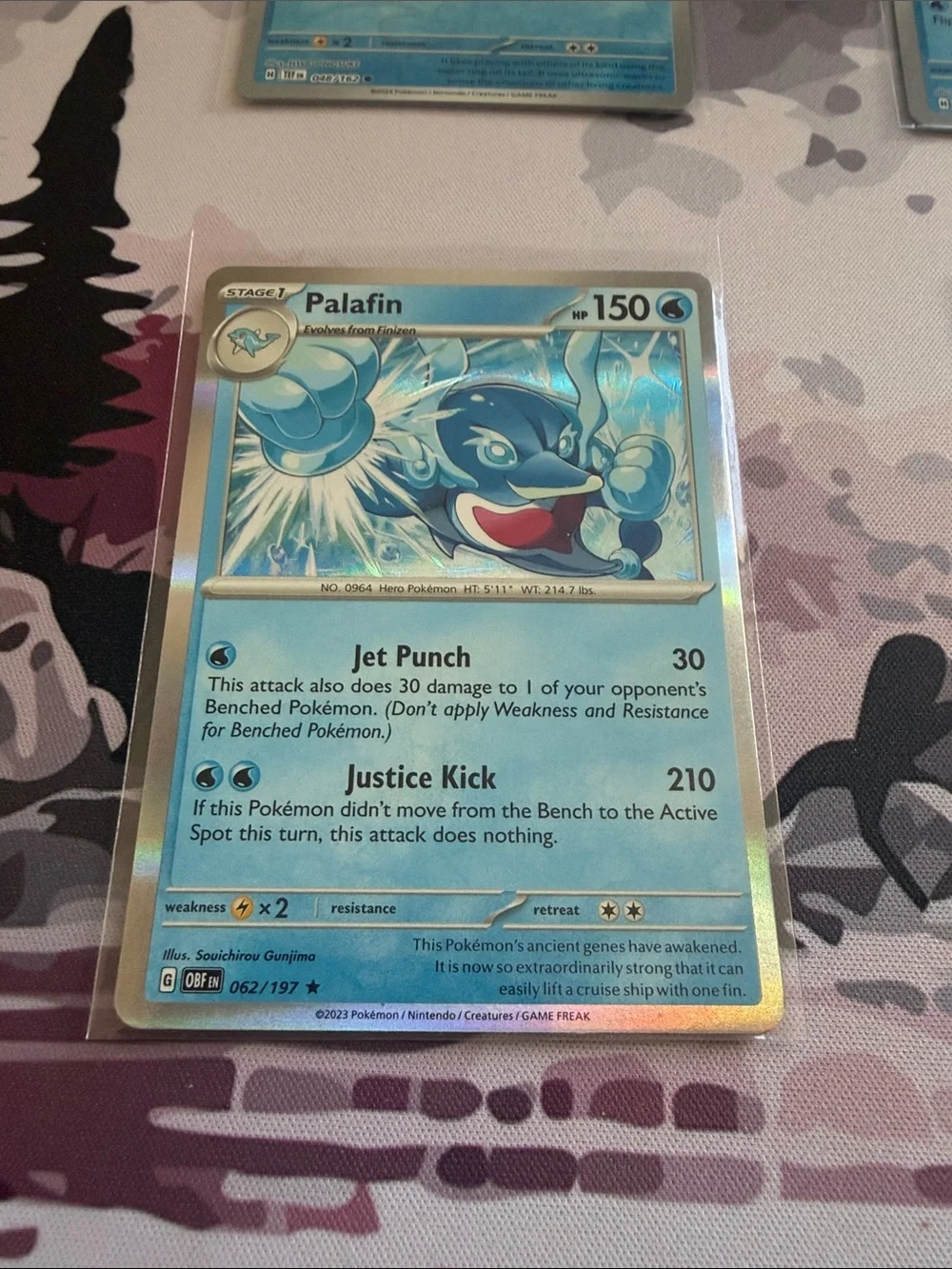 Finizen & Palafin Pokémon Evolution Reverse Holo Card Lot 🌊 4 Cards ✨5/$25✨